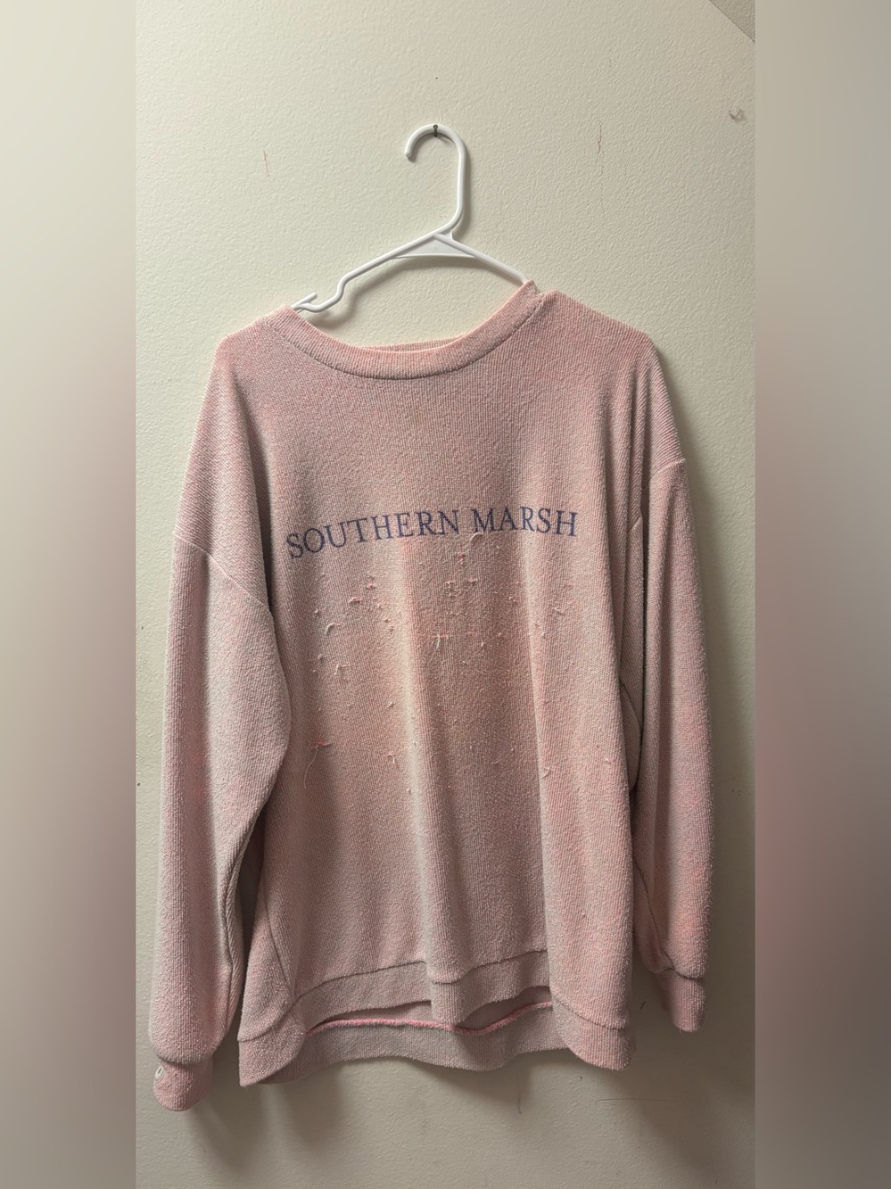 Southern Marsh Women's Light Pink Crewneck Pullover